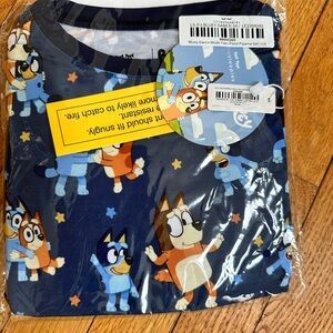 Little Sleepies NEW IN BAG Bluey Dance Mode Two Piece PJ set size 5/6